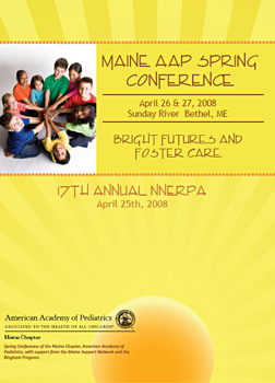 American Academy of Pediatrics Conference 2008 Brochure Cover