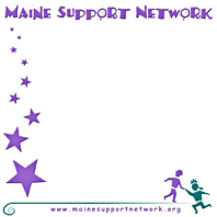 Maine Support Network Sticky Note