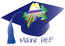 Maine High School Equivalency Program logo