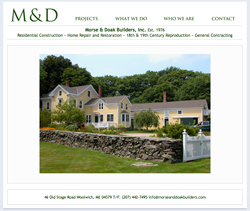 Morse & Doak Builders Website